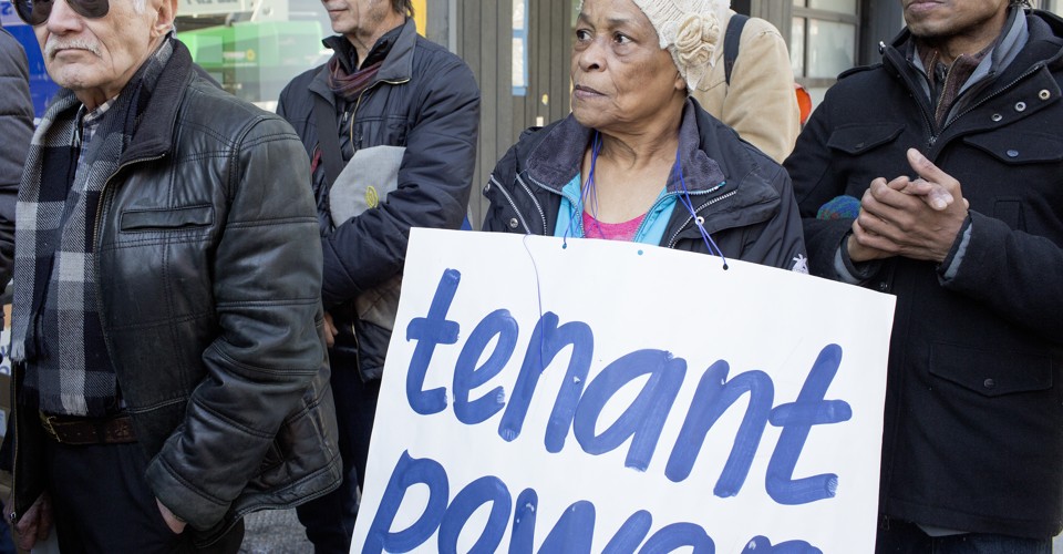 Letitia James joins rent controlled tennants
