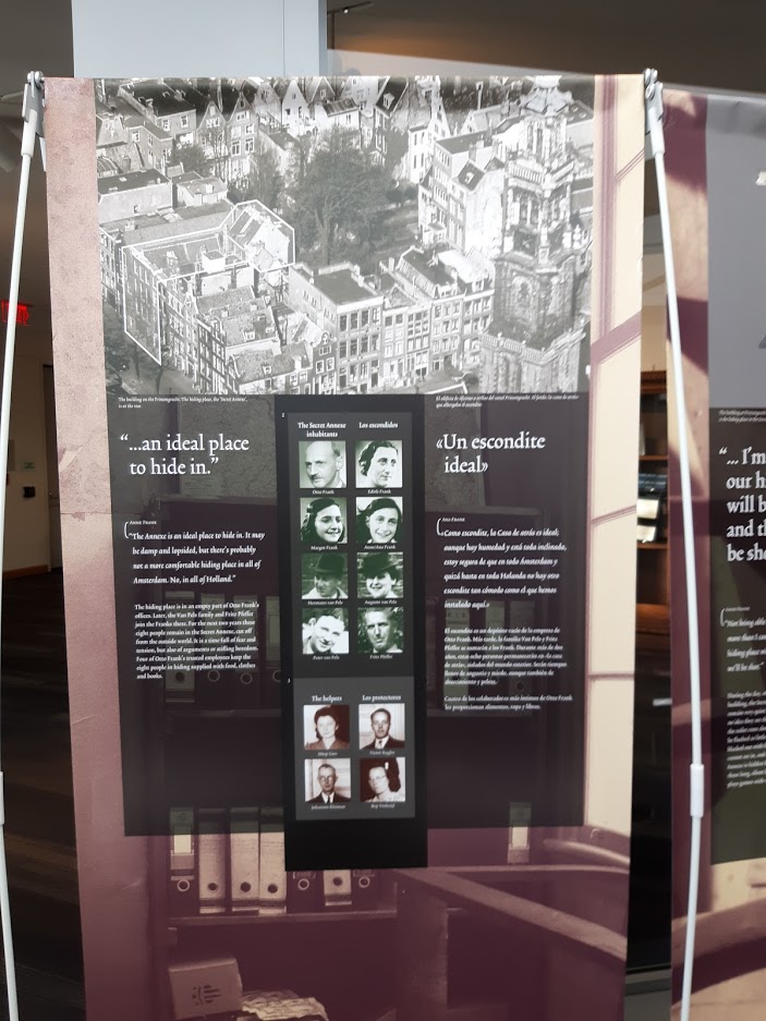 Anne Frank Exhibit SFPL V 7.17.2019