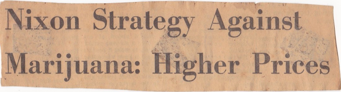 Nixon War on Drugs 1969